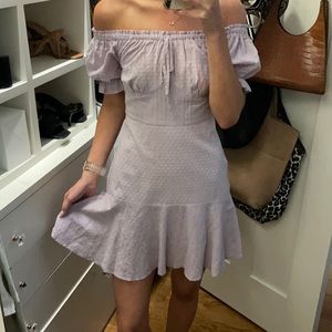 Miami Off the Shoulder Lilac Dress